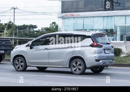 CHIANG MAI, THAILAND -JANUARY 25 2018:  Private Mitsubishi Space Runner Van Car. On road no.1001, 8 km from Chiangmai city. Stock Photo