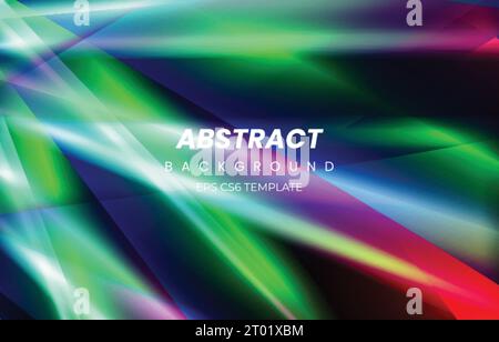 new modern abstract neon green and red color background design vector template Stock Vector