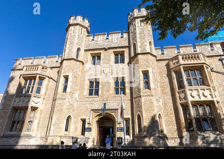 Royal Regiment of Fusiliers' Regimental Headquarters at the Tower of London world heritage site,London,England,Uk,sept 2023 Stock Photo