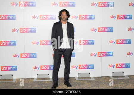 Rome, Italy. 03rd Oct, 2023. Marco Bocci attends the photocall of the event Sky 20 anni at Terme di Diocleziano. Credit: SOPA Images Limited/Alamy Live News Stock Photo