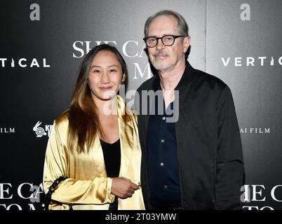 Steve Buscemi right and girlfriend Karen Ho attend a special