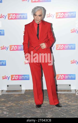 Rome, Italy. 03rd Oct, 2023. Rome, Baths of Diocletian Evening Event for the 20th anniversary of Sky, In the photo: Morgan Credit: Independent Photo Agency/Alamy Live News Stock Photo