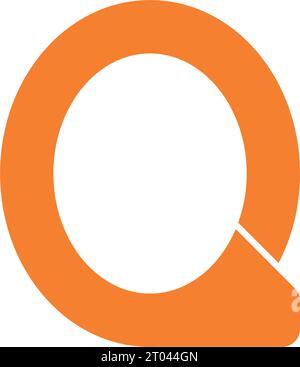 letter q logo icon vector illustration design Stock Vector