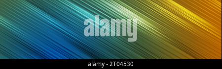 Futuristic technology modern banner design with blue orange diagonal lines. Abstract geometric background. Vector illustration Stock Vector