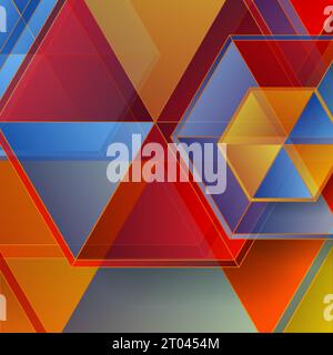 Abstract modern background with polygons design Stock Vector Image ...