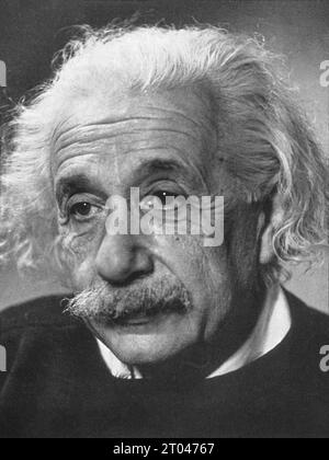 Albert Einstein, theoretical physicist, general theory of relativity, Nobel Prize, around 1950, USA Stock Photo