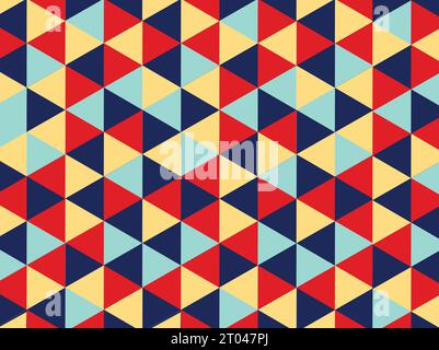 Colorful Geometric Patterns Design Background Vector Stock Vector