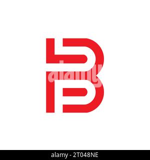 Creative BLP logo design, blp letter logo Stock Vector