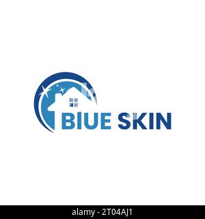 Creative Cleaning Services Logo Design Stock Vector