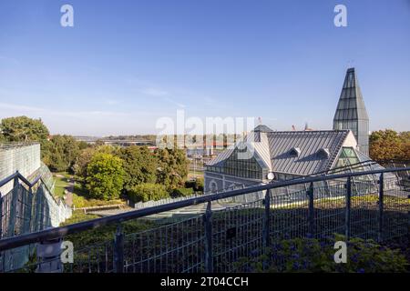 Warsaw University new library, and Faculty of Law building,  Warsaw, Poland Stock Photo