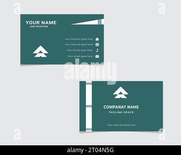 Modern creative Business card design Stock Vector