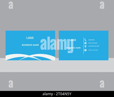 Modern Business card design template Stock Vector