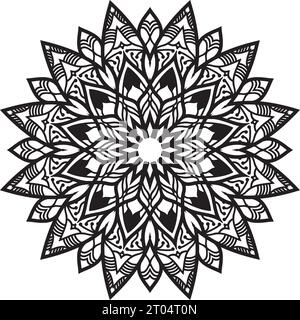 luxury new hand drawn luxury lotus flower mandala art style with ...