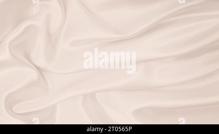 Smooth elegant golden silk or satin luxury cloth texture can use as wedding background. Luxurious background design. In Sepia toned. Retro style Stock Photo