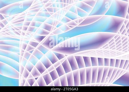 modern abstract creative 3d optical illusion illustrated and wavy style with vector background Stock Vector