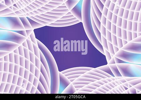 modern abstract creative 3d optical illusion illustrated gradient abstract and wavy style with background Stock Vector
