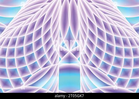 vertical horizontal creative 3d optical illusion illustrated abstract and wavy style with background vector design Stock Vector