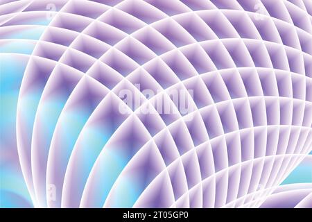 vertical horizontal geometric creative 3d optical illusion illustrated gradient abstract and wavy style with background Stock Vector