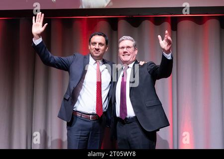 19 February 2023. Sir Keir Starmer gives keynote speech to Scottish Labour Conference in Assembly Rooms Edinburgh, Scotland, UK Stock Photo