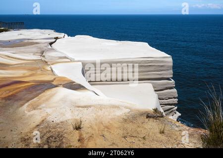 Wedding Cake Rock, Royal National Park, New South Wales, Australia Stock Photo