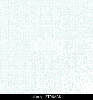 Appealing geometric matrix background in teal colors. Charming square vector illustration. Stock Vector