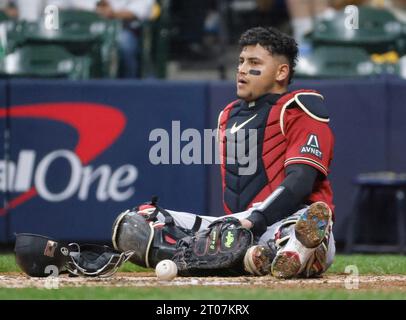 Arizona Diamondbacks' Gabriel Moreno plays during a baseball game, Monday,  May 22, 2023, in Philadelphia. (AP Photo/Matt Slocum Stock Photo - Alamy