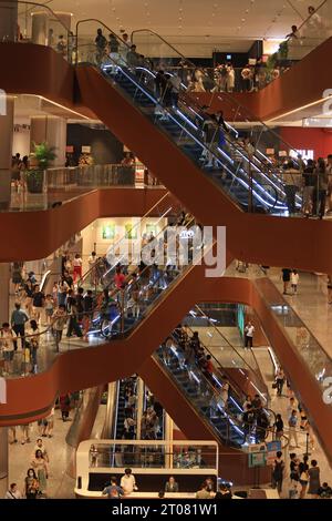 Hong Kong 2023 October 4: Kai Tak AIRSIDE as a new built shopping mall in Kai Tak area . Stock Photo