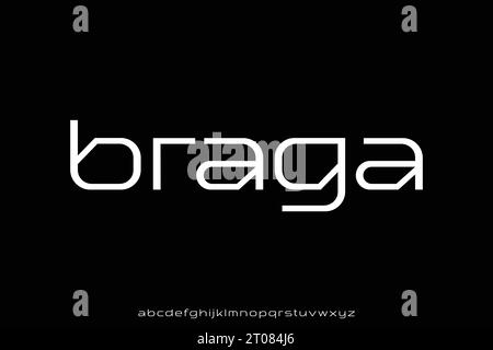 Creative modern decorative alphabet display font vector. Geometric typography style Stock Vector