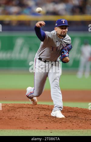 Texas Ranger Portraits Texas Rangers pitcher Nathan Eovaldi prepares to deliver to the New ...
