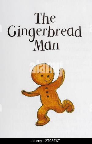 The Gingerbread Man, classic childrens book Stock Photo