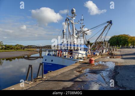 Scallop Dredgers at Kirkcudbright Harbour, Dumfries and Galloway, Scotland Stock Photo