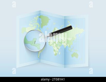 Belize flag and map in vector illustration Stock Vector Image & Art - Alamy