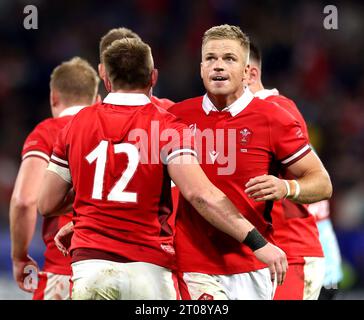 File photo dated 24-09-2023 of Wales' Nick Tompkins, who says his first Rugby World Cup experience has been 'everything and more' as he builds towards the tournament's business end. Picture date: Sunday September 24, 2023. Issue date: Thursday October 5, 2023. Stock Photo