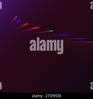 Multicolored abstract magic energy electrical spiral twisted cosmic fiery parallel lines, stripes shining glowing, rays of light on a colored backgrou Stock Vector