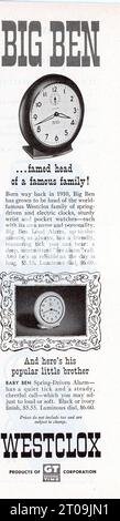Vintage April 1953 "Good Housekeeping" Magazine Issue Advert, USA Stock Photo