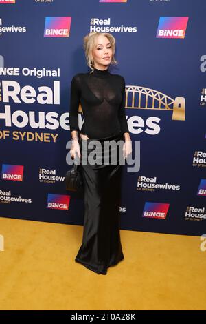 October 5, 2023: IMOGEN ANTHONY attends the 'The Real Housewives of Sydney' Australian Premiere at the Royal Motor Yacht Club on October 05, 2023 in Sydney, NSW Australia (Credit Image: © Christopher Khoury/Australian Press Agency via ZUMA Wire) EDITORIAL USAGE ONLY! Not for Commercial USAGE! Stock Photo