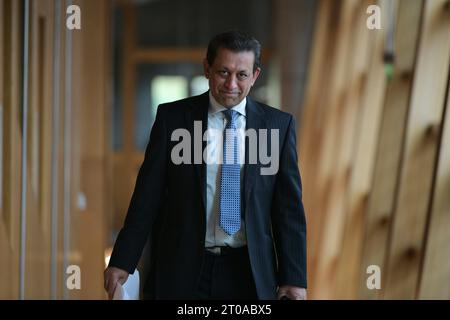 Edinburgh Scotland, UK 05 October 2023   Foysol Choudhury at the Scottish Parliament. credit sst/alamy live news Stock Photo