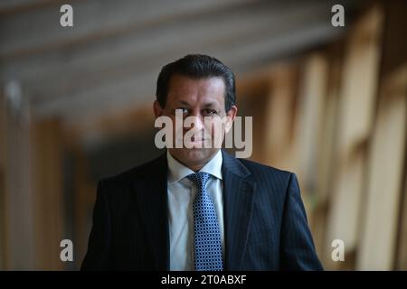 Edinburgh Scotland, UK 05 October 2023   Foysol Choudhury at the Scottish Parliament. credit sst/alamy live news Stock Photo