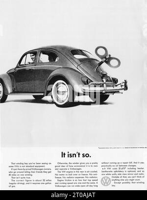 Vw Beetle 1960 Bw Stock Photo - Alamy