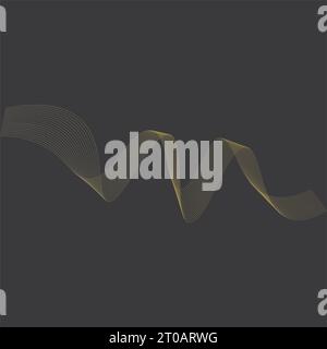 Sound Wave Line Design Sound waves line vector illustration design template Stock Photo - Alamy