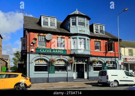 The Clive Arms public house, Cardiff. Taken October 2023 Stock Photo