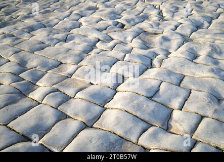 Rock Formation at Lavenock Point Beach near Penarth South Wales UK Stock Photo