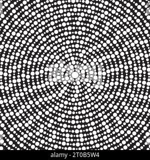 Basketweave radial pattern texture background Stock Vector