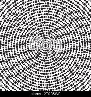 Basketweave radial pattern texture background Stock Vector