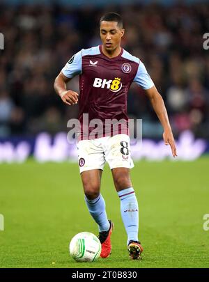 Aston Villa's Youri Tielemans In Action During The Premier League Match ...