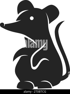 Rat Logo template Isolated. Brand Identity. Icon Abstract Vector ...