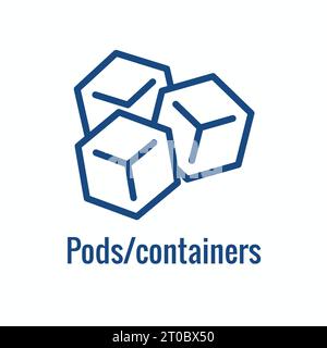 Kubernetes Development Environment Icon Showing Benefit Stock Vector