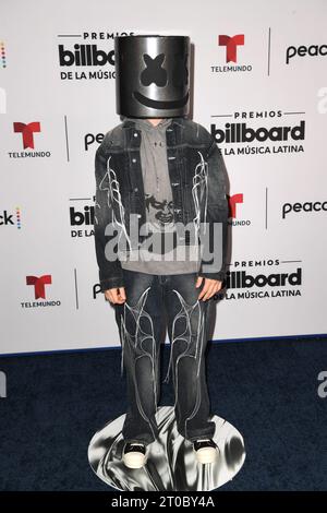 Coral Gables, FL, USA. 5th Oct, 2023. Marshmello at the 2023 Billboard Latin Music Awards at the Wasco Center in Coral Gables, Florida on October 5, 2023. Credit: Mpi04/Media Punch/Alamy Live News Stock Photo