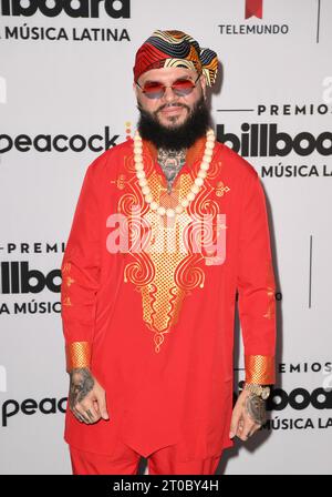 Coral Gables, FL, USA. 5th Oct, 2023. Farruko at the 2023 Billboard Latin Music Awards at the Wasco Center in Coral Gables, Florida on October 5, 2023. Credit: Mpi04/Media Punch/Alamy Live News Stock Photo