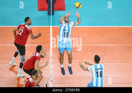 Luciano De Cecco, Martin Ramos (Argentina). Volleyball World Championship 2022. Stock Photo